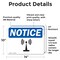 Signmission Symbol Only - Radio Frequency Hazard OSHA Notice Sign, Vinyl Decal, 14in W x 10in L, 2PK OS-2PACK-NS-D-1014-L-16642 - alternate 4
